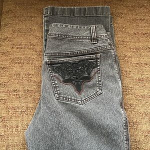 Sigrid Olsen Collection Women's Modernist Denim Jeans Light Wash Black Size 4